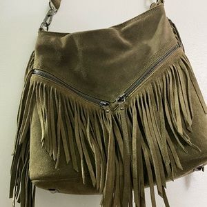 Green crossbody bag
